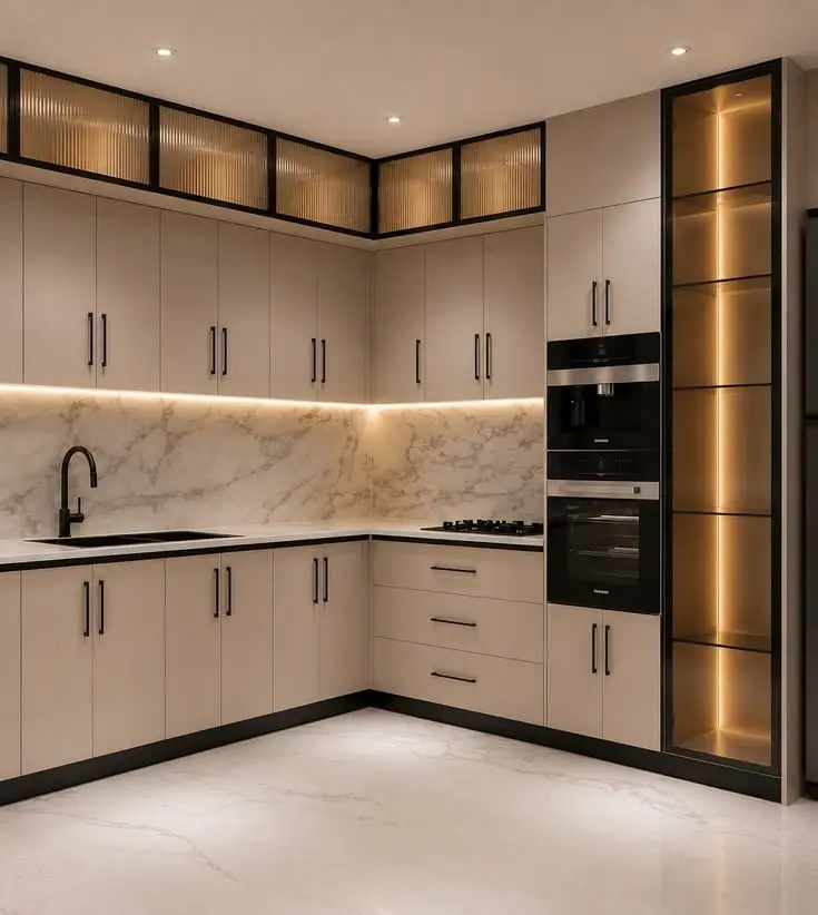 Made-to-measure kitchen furniture set